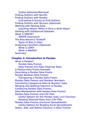 Data Wrangling Using Pandas Sql And Java Oswald Campesato | PDF