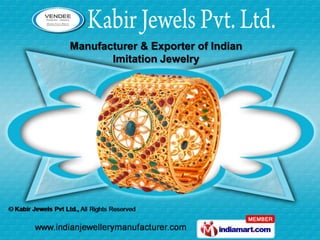 Manufacturer & Exporter of Indian
       Imitation Jewelry
 