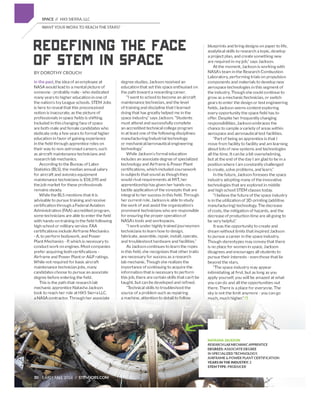 Redefining the Face of STEM in Space