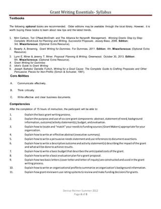 grant writing for dummies by beverly browning