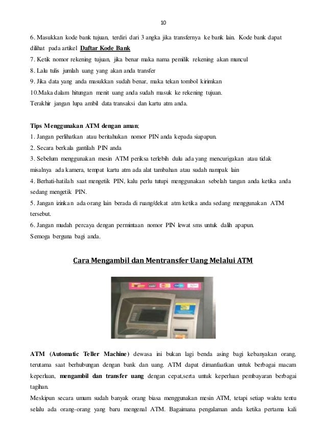 Atm bni