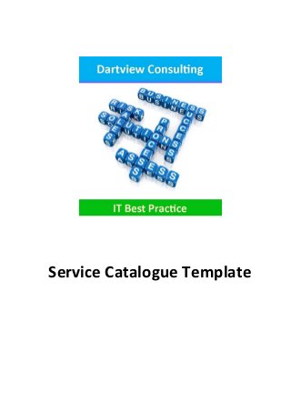 Service Catalogue Template

 