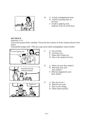 27650534 Soalan English Bi Bahasa Inggeris Tahun 4 Paper 1