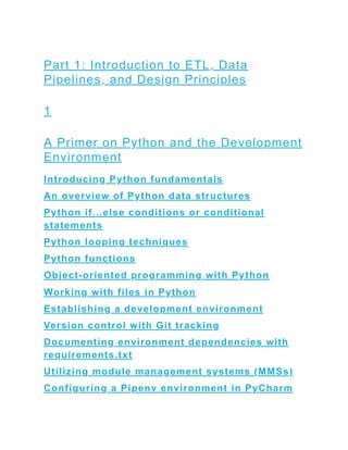 Building Etl Pipelines With Python Create And Deploy Enterpriseready ...