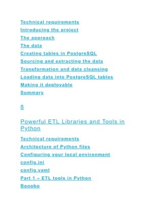 Building Etl Pipelines With Python Create And Deploy Enterpriseready ...