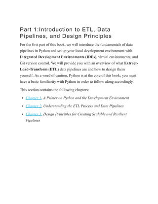 Building Etl Pipelines With Python Create And Deploy Enterpriseready ...
