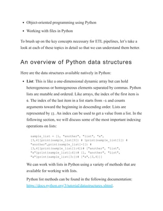 Building Etl Pipelines With Python Create And Deploy Enterpriseready ...