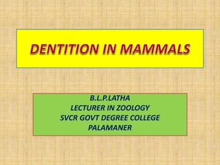 B.L.P.LATHA
LECTURER IN ZOOLOGY
SVCR GOVT DEGREE COLLEGE
PALAMANER
 