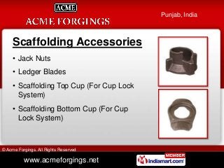 Drop Forged Couplers by Acme Forgings Jalandhar