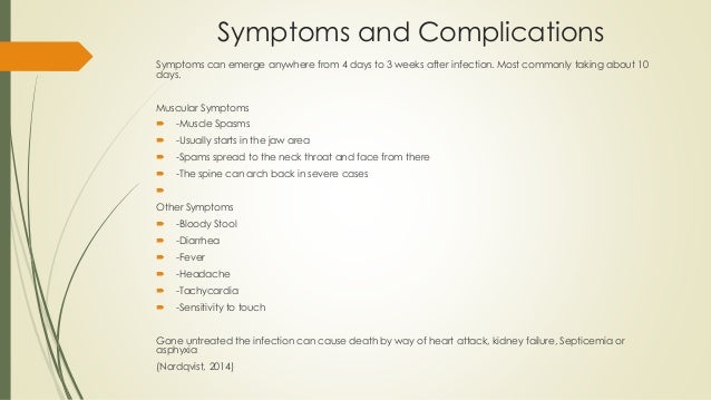 Tetanus Clostridium tetani