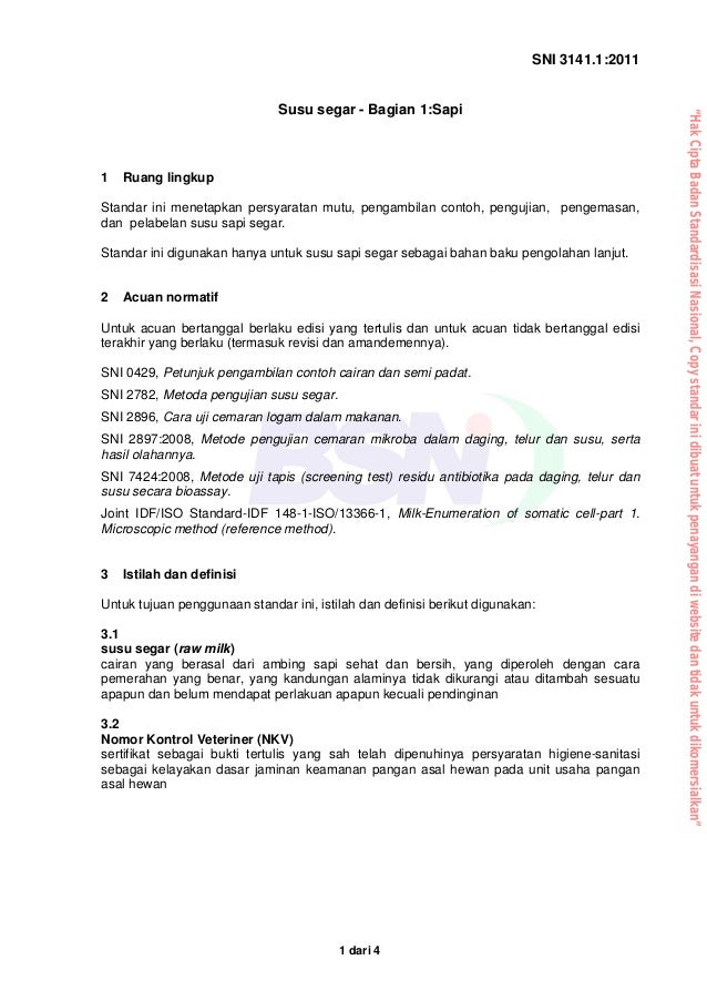 27705 sni 3141.1-2011-susu-segar-bag.1-sapi