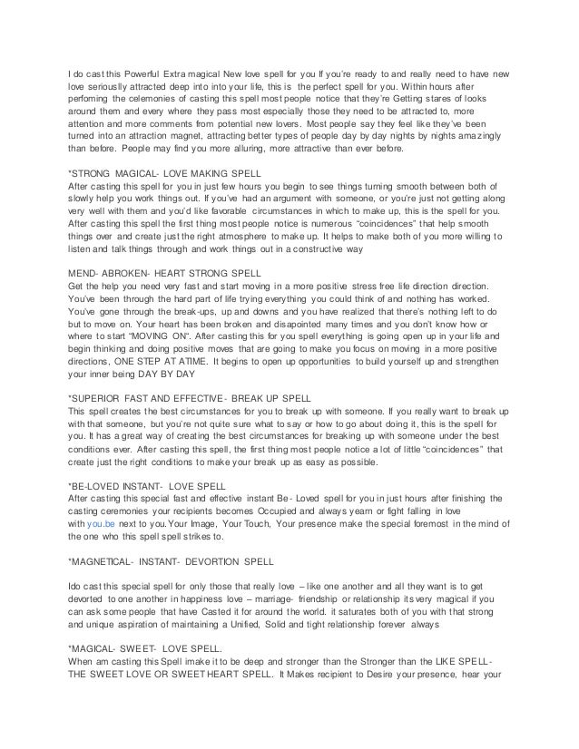 Ranked No 1 Instant Black Magic Voodoo Love Spell Caster That Work