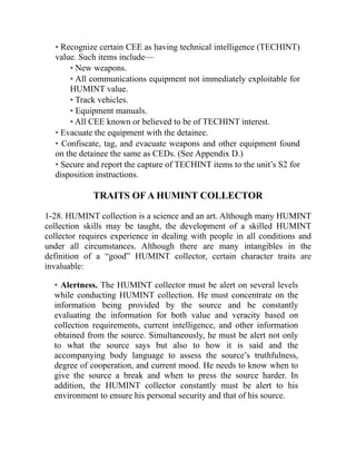 Techint Collection Process Us Army Human Intelligence Collector Field Manual Illustrated ...