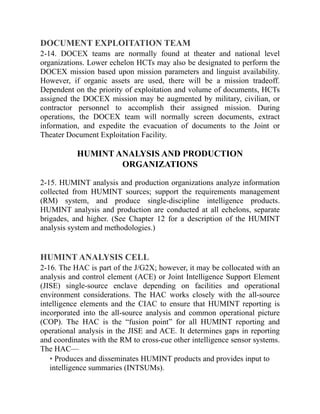 Docex Intelligence Us Army Human Intelligence Collector Field Manual Illustrated ...