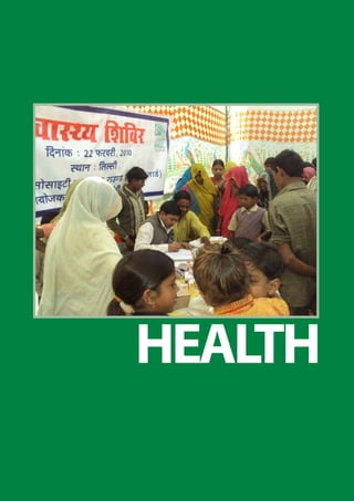 | 29 |
Building a Better Future
— committed to communities
Dalmia Bharat Group Foundation
Health
 