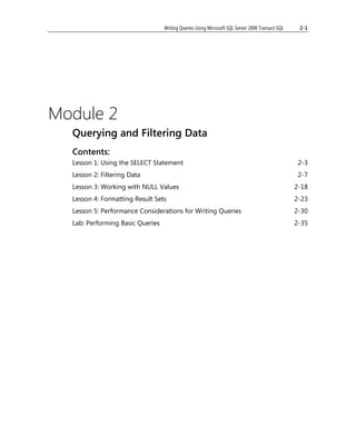2778 a en-writing_queries_using ms_sql_server_trans_sql | PDF