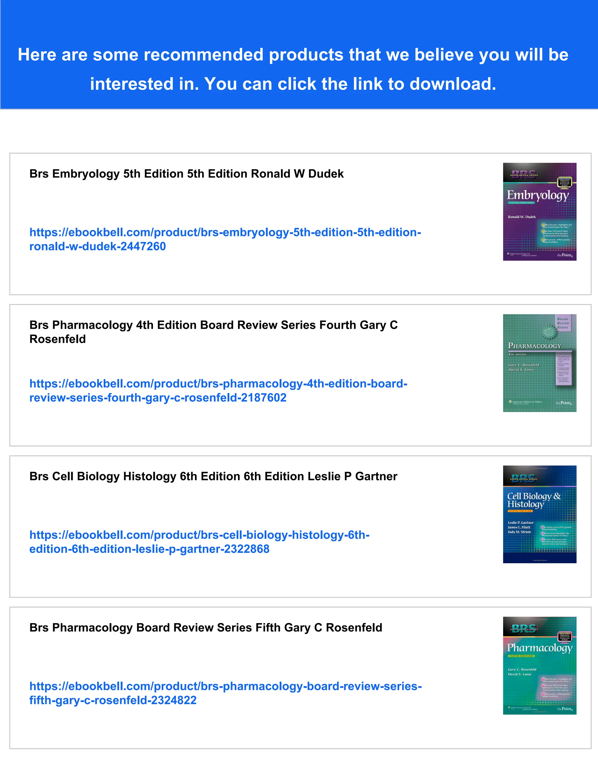 Brs Embryology 6th Edition Ronald W Dudek | PDF