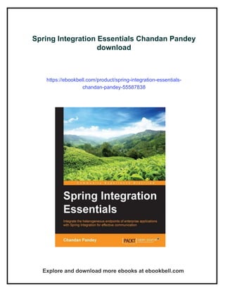 Spring Integration Essentials Chandan Pandey | PDF