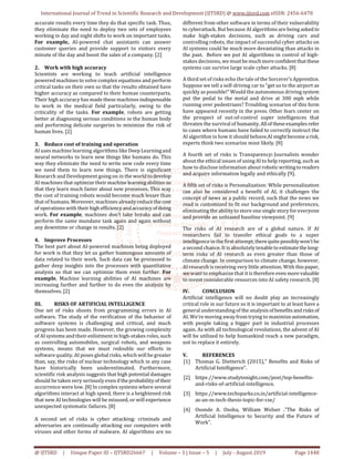 An Analysis of Benefits and Risks of Artificial Intelligence | PDF