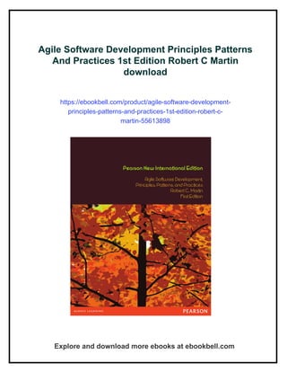 Agile Software Development Principles Patterns And Practices 1st ...