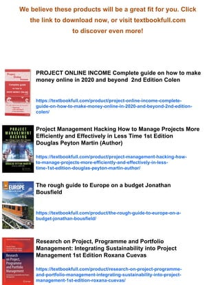 Successful Project Management How to Complete Projects on Time on ...