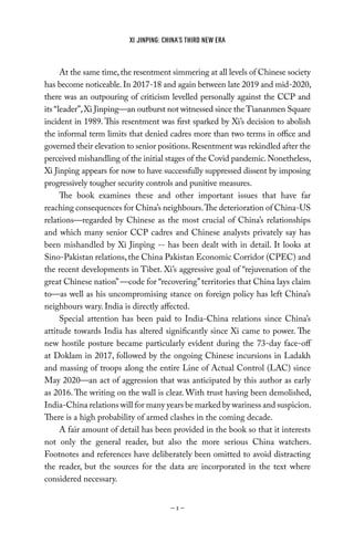 Xi Jinping Chinas Third New Era 1 Jayadeva Ranade | PDF