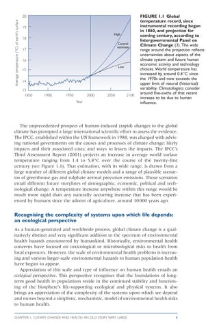 Climate change and human health risks and responses A.J. Mcmichael 2025 ...