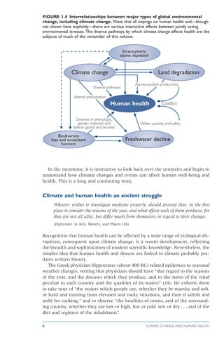 Climate change and human health risks and responses A.J. Mcmichael 2025 ...