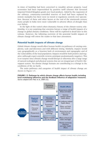 Climate change and human health risks and responses A.J. Mcmichael 2025 ...