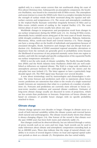 Climate change and human health risks and responses A.J. Mcmichael 2025 ...