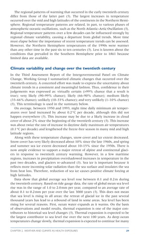 Climate change and human health risks and responses A.J. Mcmichael 2025 ...