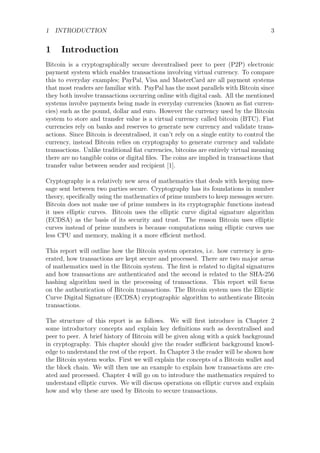 Introduction to Bitcoin and ECDSA | PDF