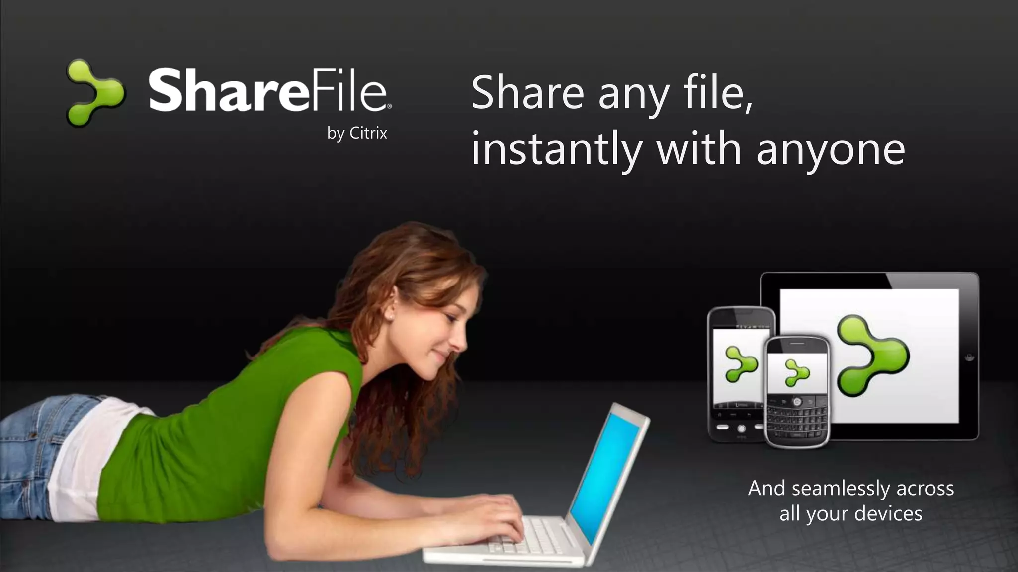 Share any file,
            instantly with anyone
by Citrix




                         And seamlessly across
                           all your devices
 