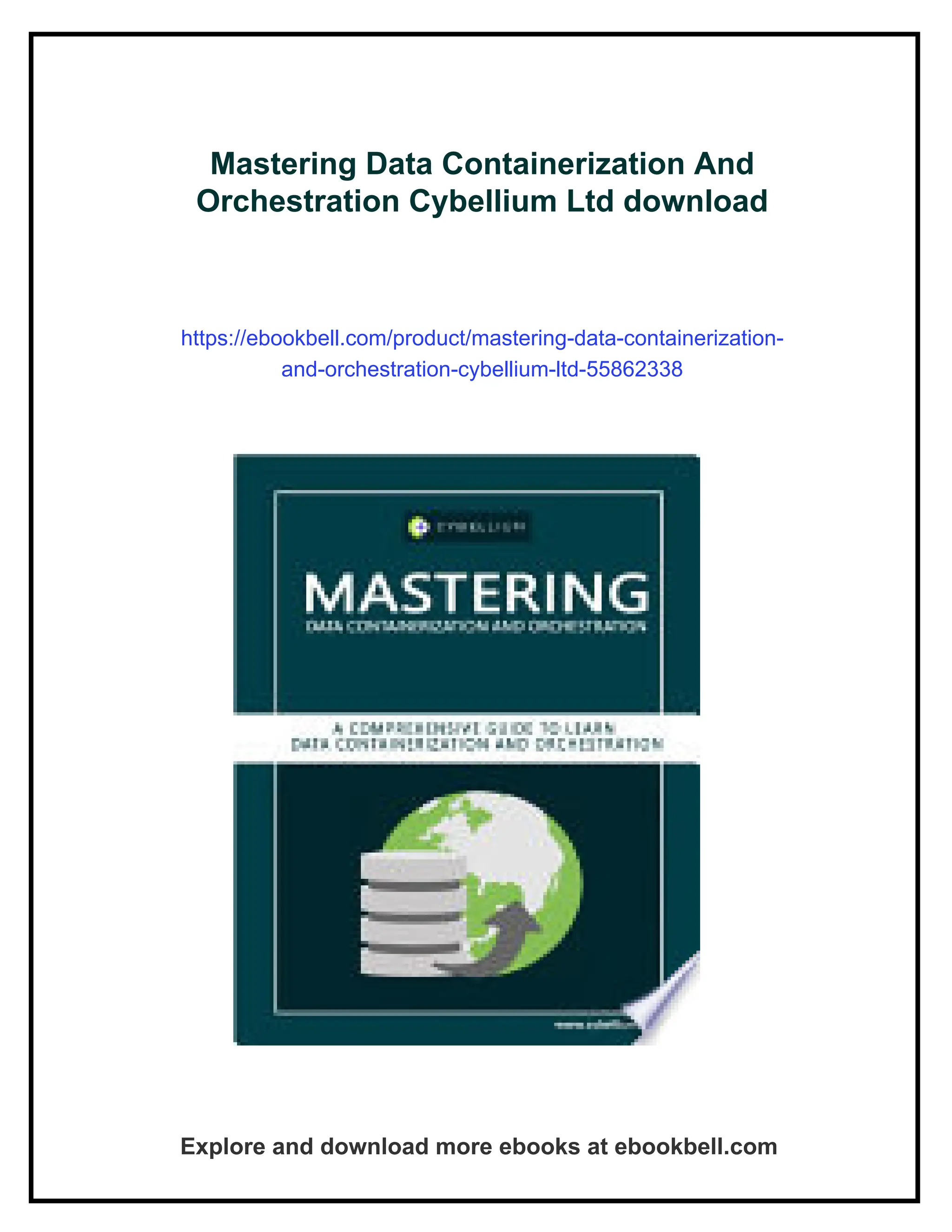 Mastering Data Containerization And
Orchestration Cybellium Ltd download
https://ebookbell.com/product/mastering-data-containerization-
and-orchestration-cybellium-ltd-55862338
Explore and download more ebooks at ebookbell.com
 