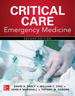 Comprehensive Guide to Critical Care Emergency Medicine - 2nd Edition | PDF