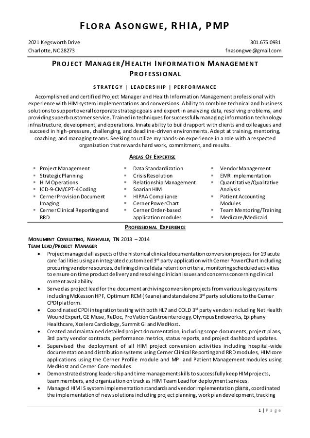flora asongwe resume 2014 emr resume