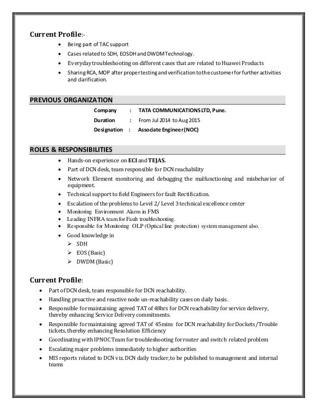 profile part of resumes