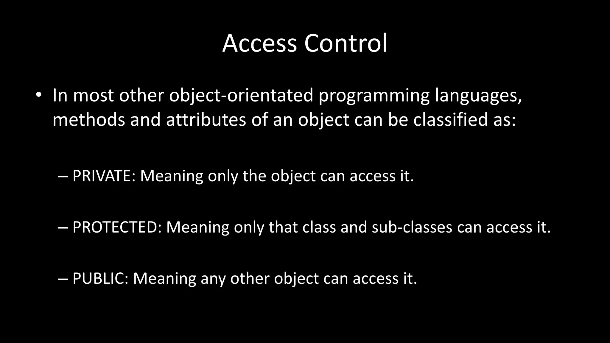 Python: Access Control | PPT