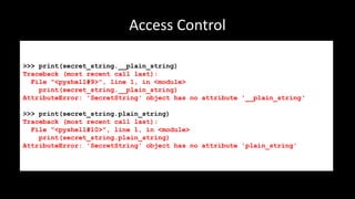 Python: Access Control | PPT