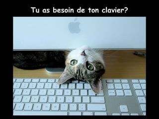 Tu as besoin de ton clavier?
 