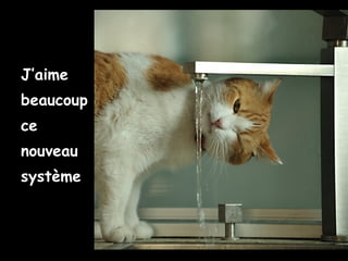 J’aime
beaucoup
ce
nouveau
système
 