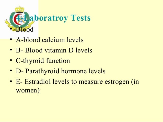 test n-telopeptide blood Osteoporosis