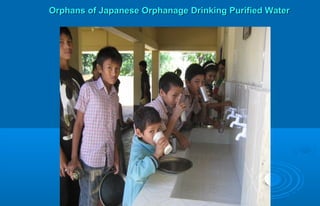 Orphans of Japanese Orphanage Drinking Purified WaterOrphans of Japanese Orphanage Drinking Purified Water
 
