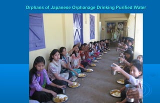 Orphans of Japanese Orphanage Drinking Purified WaterOrphans of Japanese Orphanage Drinking Purified Water
 
