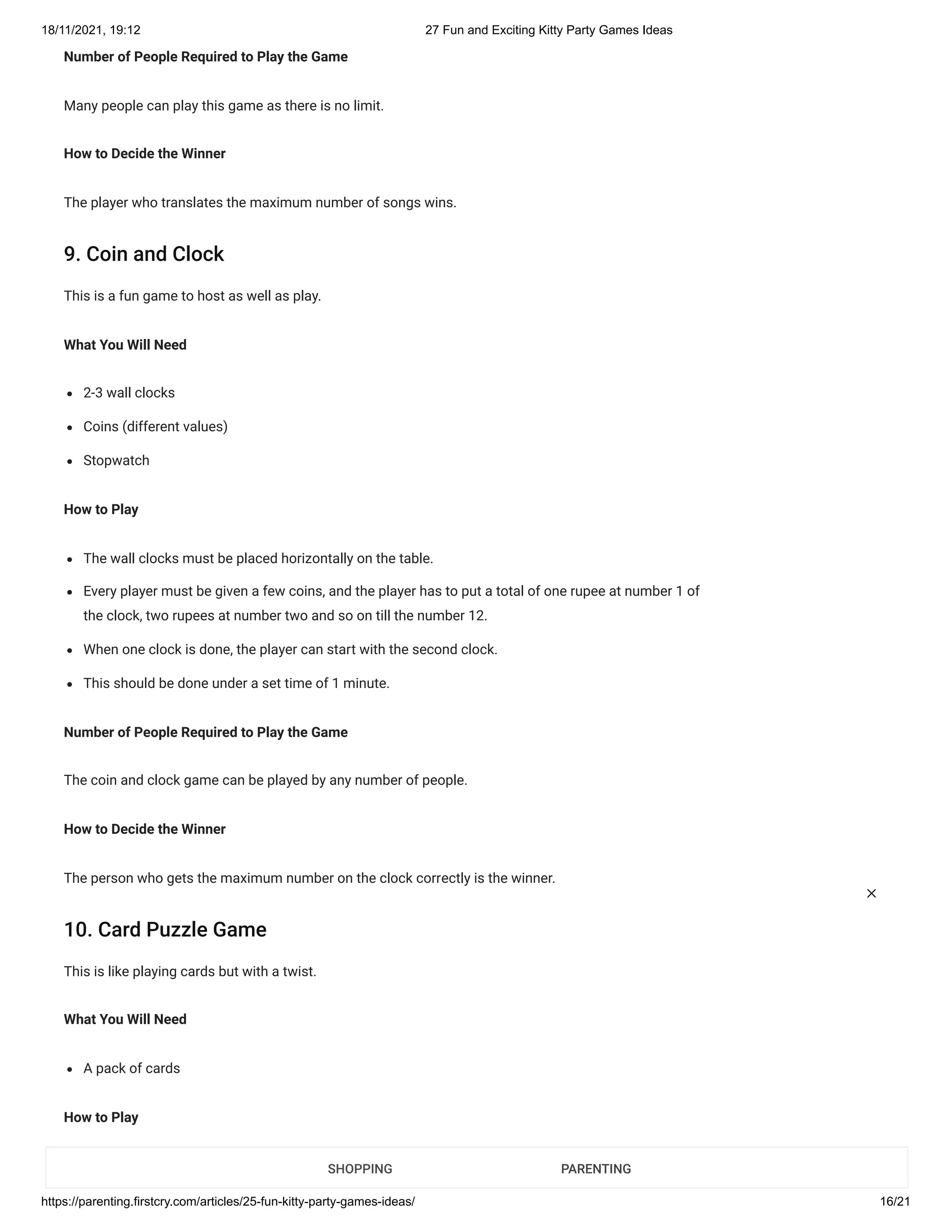 27 fun and exciting kitty party games ideas