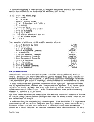 Introduction to the IBM AS/400 | PDF