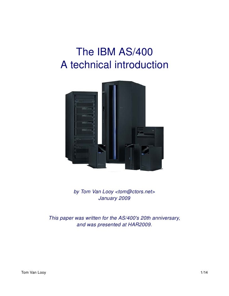 introduction to the ibm as 400 ibm as400