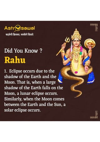 Did you know the theses secrets about Rahu