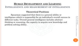 Intelligence and measurement of intelligence | PDF