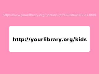 http://www.yourlibrary.org/section/ref/12/list6/dir/kids.html




      http://yourlibrary.org/kids
 